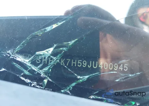 2018 Honda Civic Ex z USA, uszkodzony, nr VIN SHHFK7H59JU400945